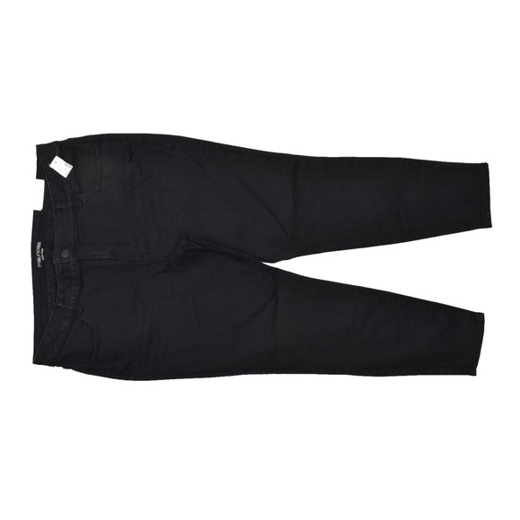 Maurices Mid-Rise Jeggings Plus Size 22W Black Denim Flex Regular Skinny NEW - Picture 1 of 8
